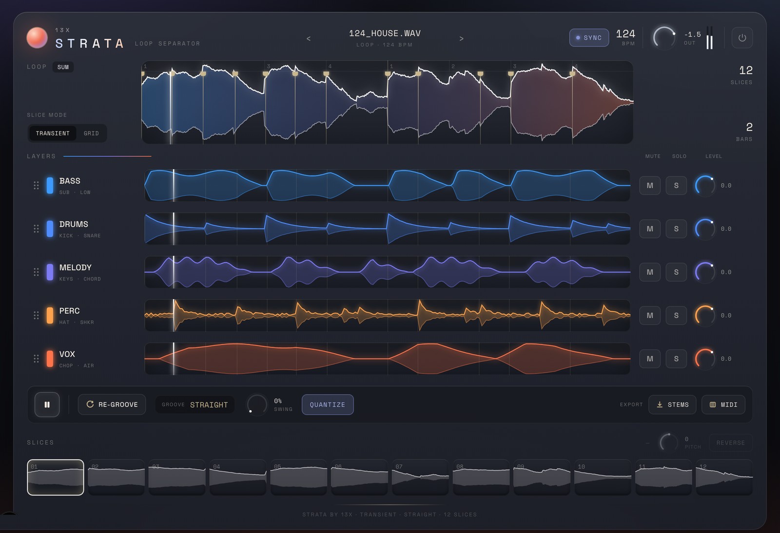 STRATA interface